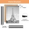11x17 Picture Frame Black 3 Pack, Scratch-Proof 11 x 17 Poster Frames for Photo Gallery - Slide-In Strips, Horizontal or Vertical Wall Mounting